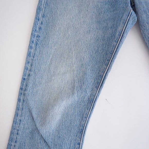 Levi’s Wedgie Fit Jeans Light Wash Straight Waterless 100% Cotton Denim 25 - Picture 6 of 14